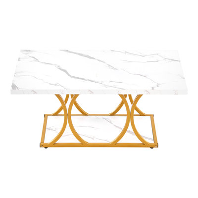 Iron Top Coffee Table