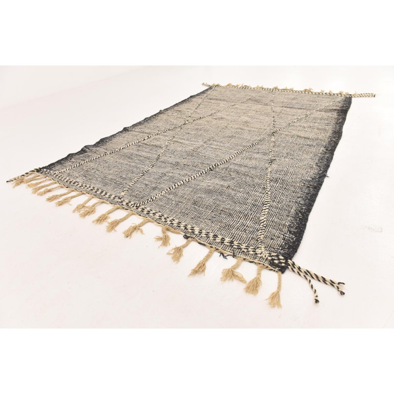 Mosser Black and White Rug