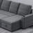 91" Convertible Sofa Couch with Pull Out Couch Bed-961005326