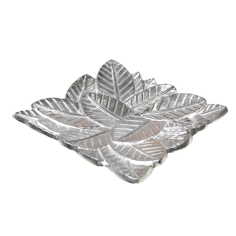Red Barrel Studio® Aluminum Tray, Silver