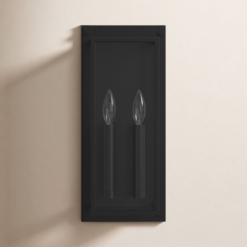 Cadboro Outdoor Wall Light, 17.5" H x 7.5" W x 4" D