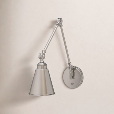 Beckham 1-Light Plug-In Swing Arm Sconce
