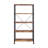 5-Shelf Bookcase In Antique Nutmeg And Black-1293410443-1293410440