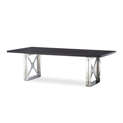 Andrew Martin Metal Base Dining Table