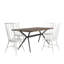 Ensemble de table de salle à manger et de chaises Windsor à haut dossier 70 po Bradfield-54286531-54286543