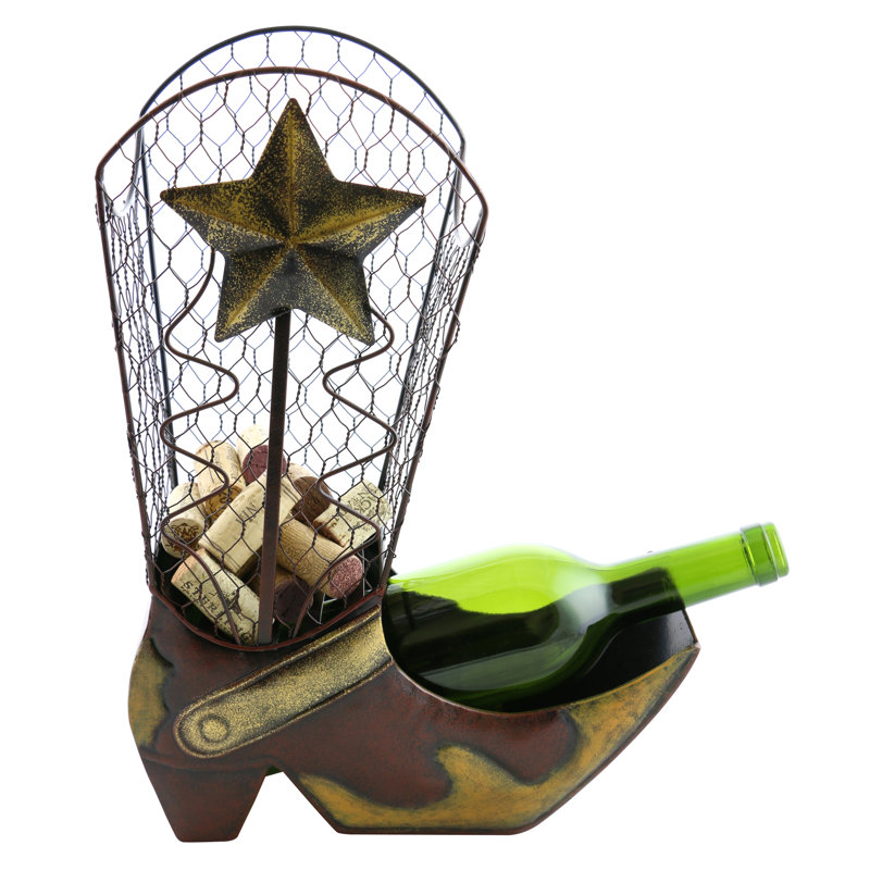Tabletop Wine Bottle Rack in Gold