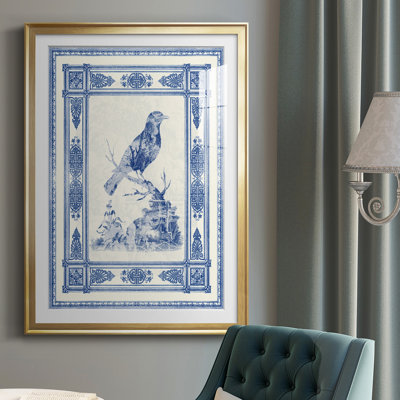 Toile De Jouy I - Impression de cadre photo unique sur papier