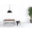 Chaise sans dossier en métal galvanisé 18 po-1725927401