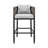 Scotia Aluminum Outdoor Stool with Cushion-66603326
