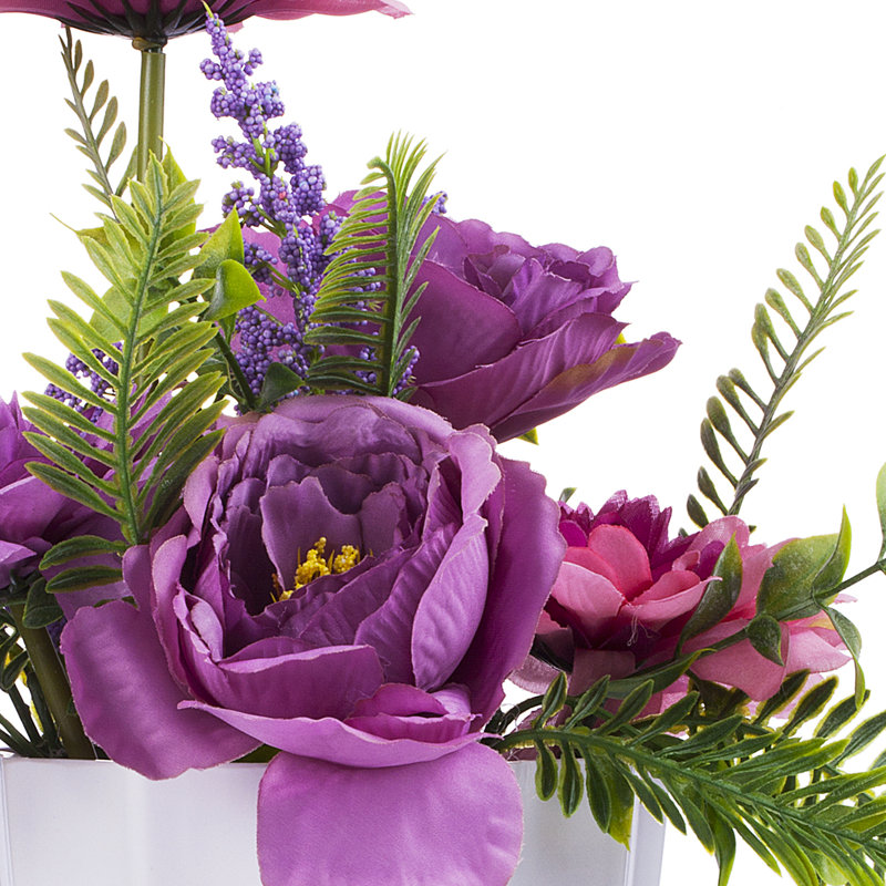 Pièce maîtresse pivoine Dahlia en pot, Mauve