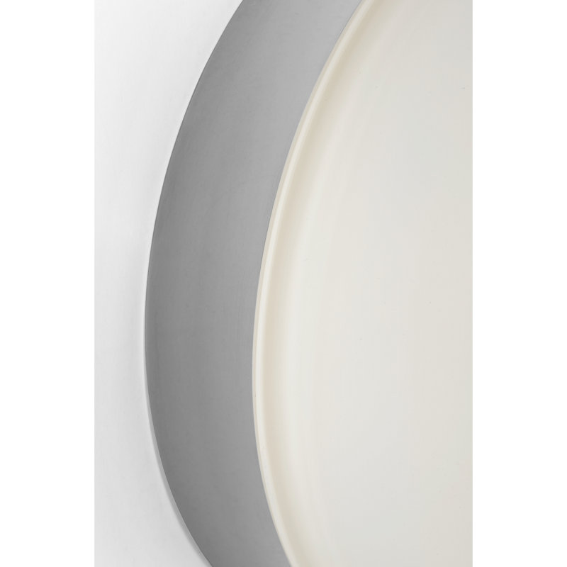 Applique murale moderne Scott Living Tatum 5 po DEL 2700K chromée, Blanc, Chrome chrome, 2700