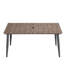 Ensemble repas d'extérieur rectangulaire pour 4 personnes avec chaises et coussins-132143495-132143496