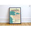 « vancouver city map », reproduction d’impression sur affiche en tricolore-22634260