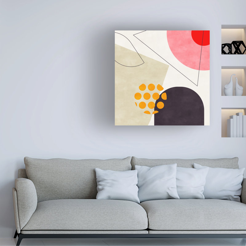 Art sur toile Ana Rut Bre Mid Bauhaus, H 14 po x l 14 po x P 2 po