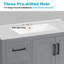 Meuble-lavabo 36 po avec lavabo en céramique-176707160-176707141