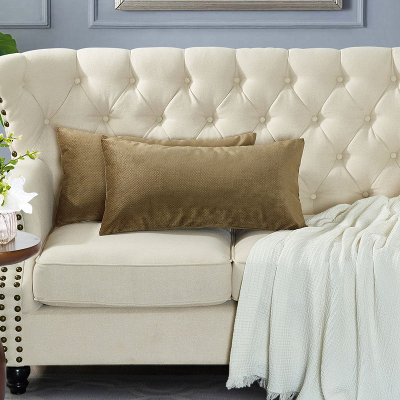 Housse de coussin lombaire 14 po Milliken, Champignons