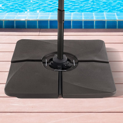 Suyapa 17.6 Lb. HDPE Plastic Free Standing Umbrella Base