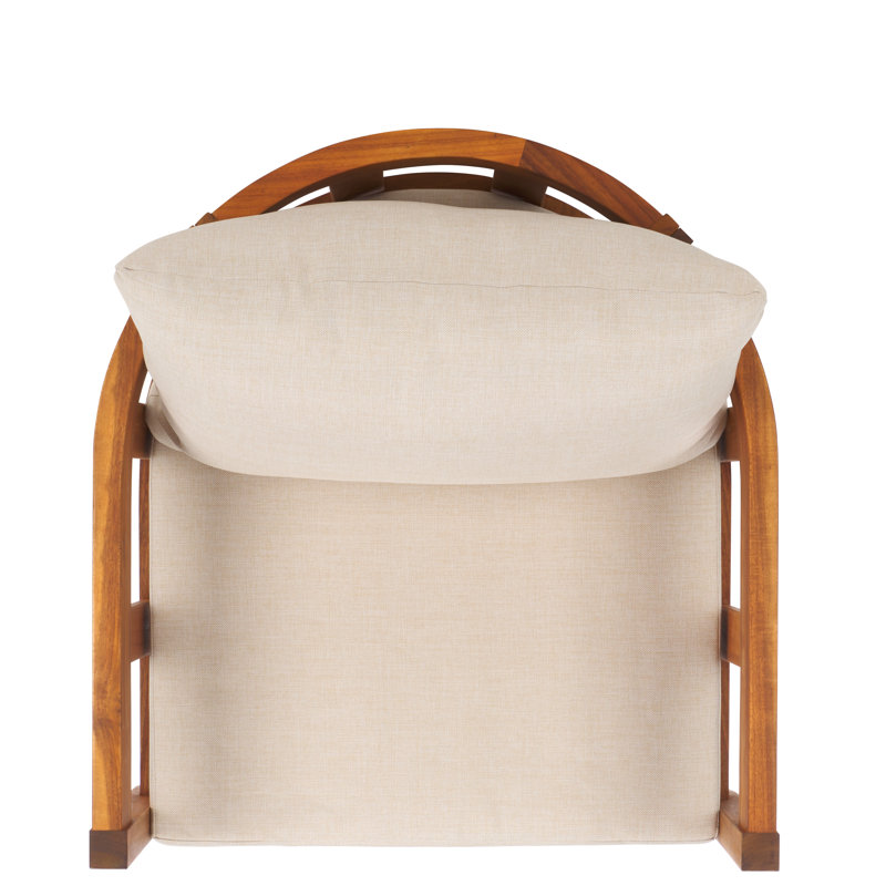 Dasmon Patio Chair Set Of 2, Natural/Taupe