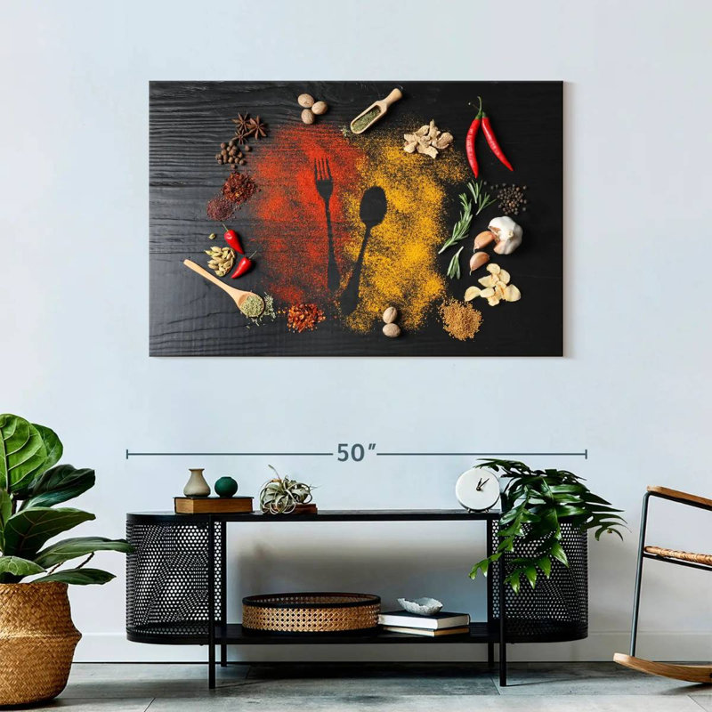 Cutlery Spices And Herbs, 30" H x 45" W