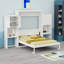 Lit escamotable avec bureau, coiffeuse et armoires Murphy-502013352