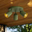 Spot de plafond triple à 3 lumières