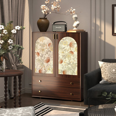 Armoire de salon américaine de style rétro