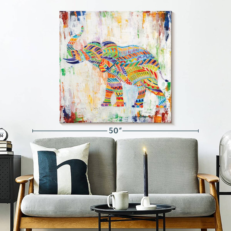 Brampt Magical Elephant, 33" H x 33" W