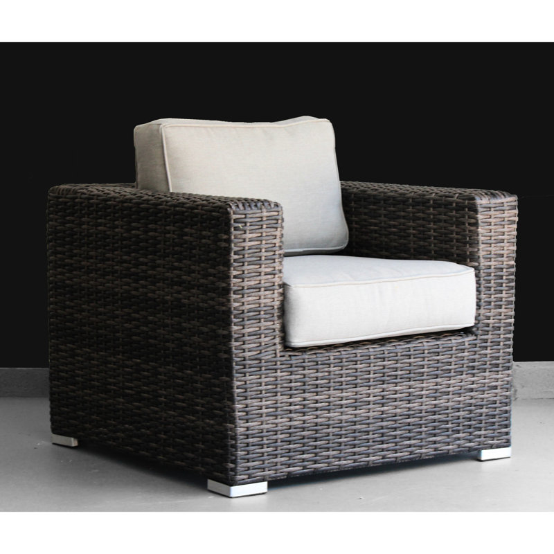 Paire de fauteuils club d'extérieur 2 - Aluminium résistant à la rouille et à l'épreuve des intempéries