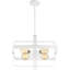 Lustre géométrique carré / rectangulaire à 4 lumières Rigby-391193169