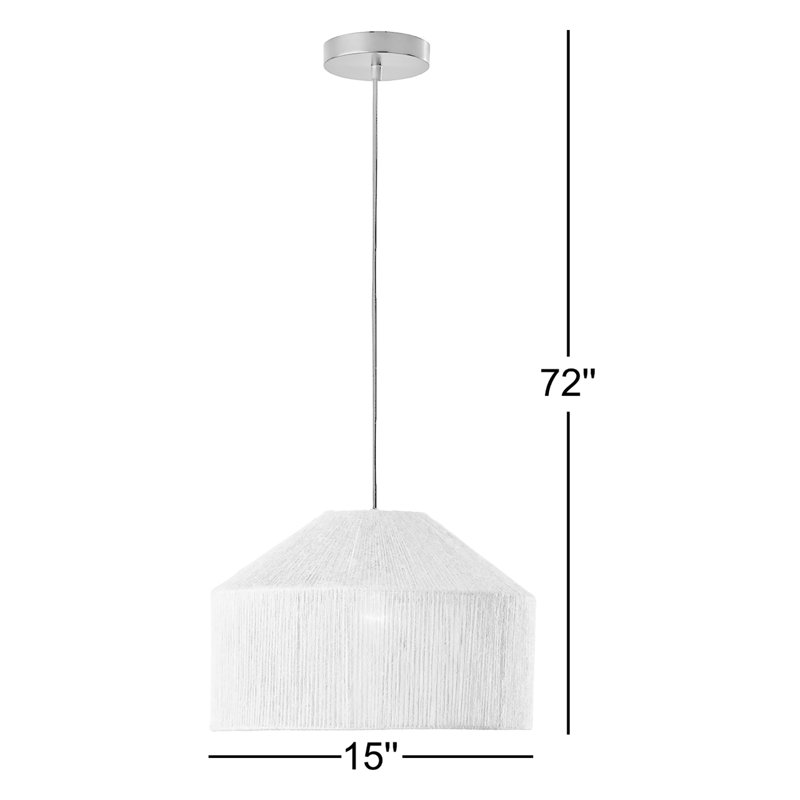 Luminaire suspendu en forme de dôme noir mat à 1 lumière Lowan
