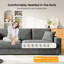 4 Seater Corduroy Sofa-1194665179