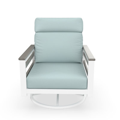 Townsend Metal Outdoor Rocking Chair With Sunbrella Cushion