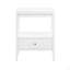Table de chevet blanche à 1 tiroir-2067324843