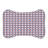 Blue Scarlet - 1 Piece Bone Shape Feeding Mat