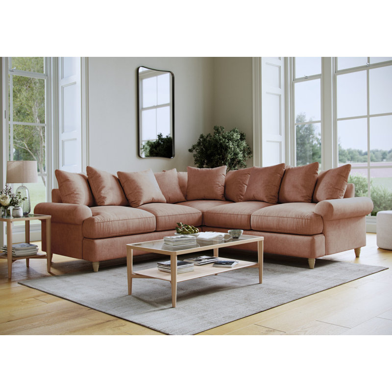 Eluster 5 Seater Sofa, Coral