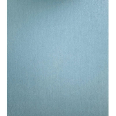 Embossed Plain Baby Blue Teal Stia Lines Textured Faux Concrete Modern Wallpaper