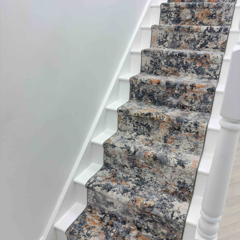 Stair Runner Abstract Area Rug, Stair Runner 66 x 450 cm