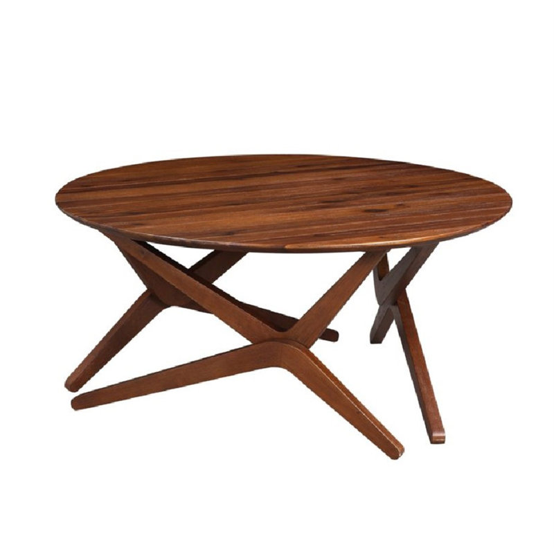 Brandow Round Solid Wood Dining Table