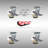 Steel Nylon Caster