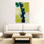 «Neon Solstice», art abstrait contemporain audacieux-770659445