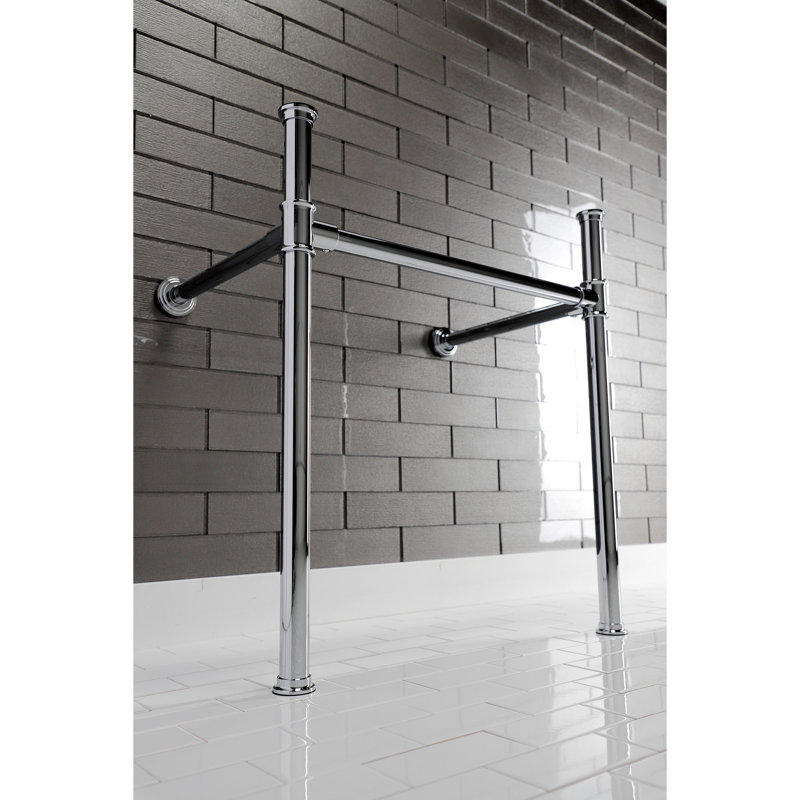 Polished Chrome Stainless Steel Console Sink Legs