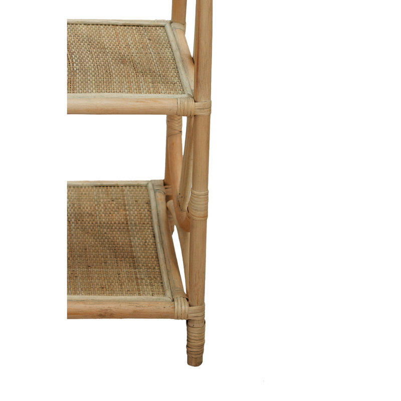 Bourbeau 45cm W Rattan Shelving Unit