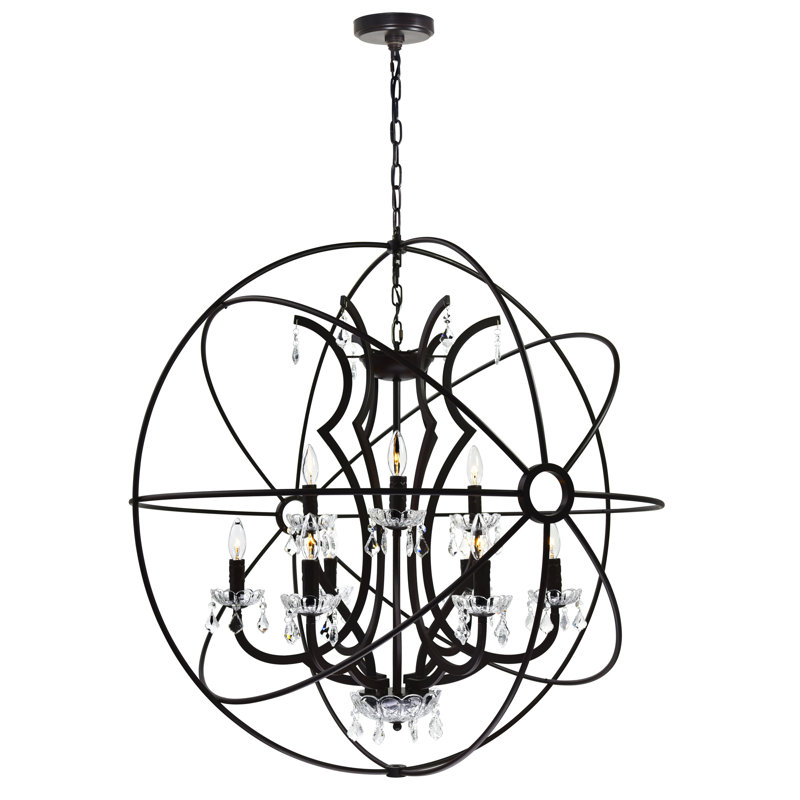 Margo 12 - Light Dimmable Globe Chandelier