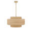 Anorah 4-E26 Oversized 25.59 inch Farmhouse Boho Light Bulbs