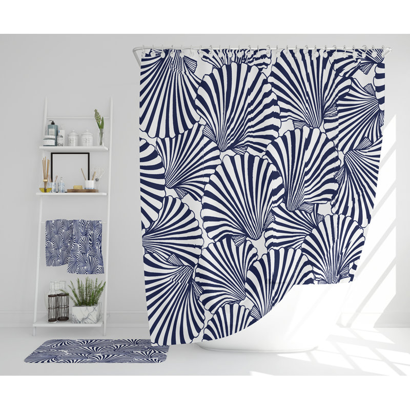 Nayard Polyester Shower Curtain Set