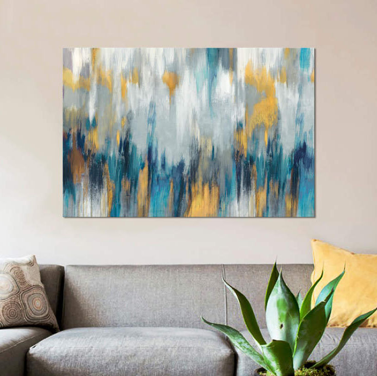 «Echoes», impression sur toile, H 8 po x l 12 po x P 0,75 po, Toile tendue