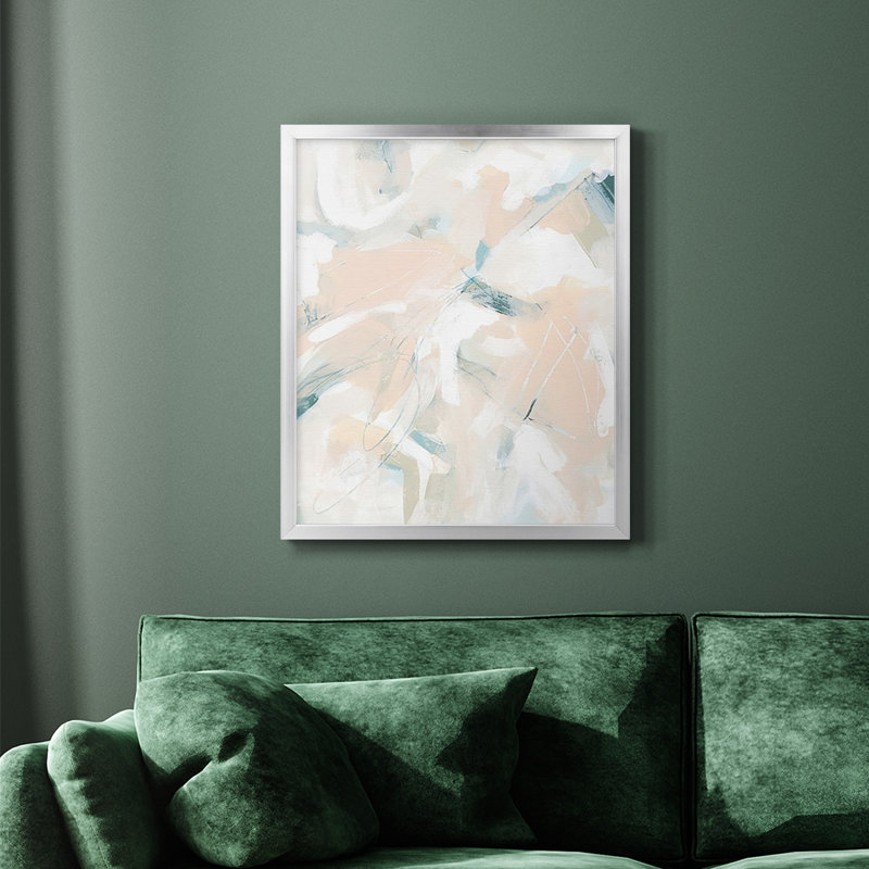 «Sandstone Engraving I», toile encadrée de qualité supérieure - prête à être accrochée, Argent, H 24 po x l 20 po