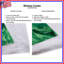 Rideaux de fenêtre texturés verts abstraits et transparents - 2 panneaux-129430285-129430287