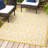 Deilani Vintage Filigree Textured Weave Cream/Yellow Indoor/Outdoor Rug-250590318