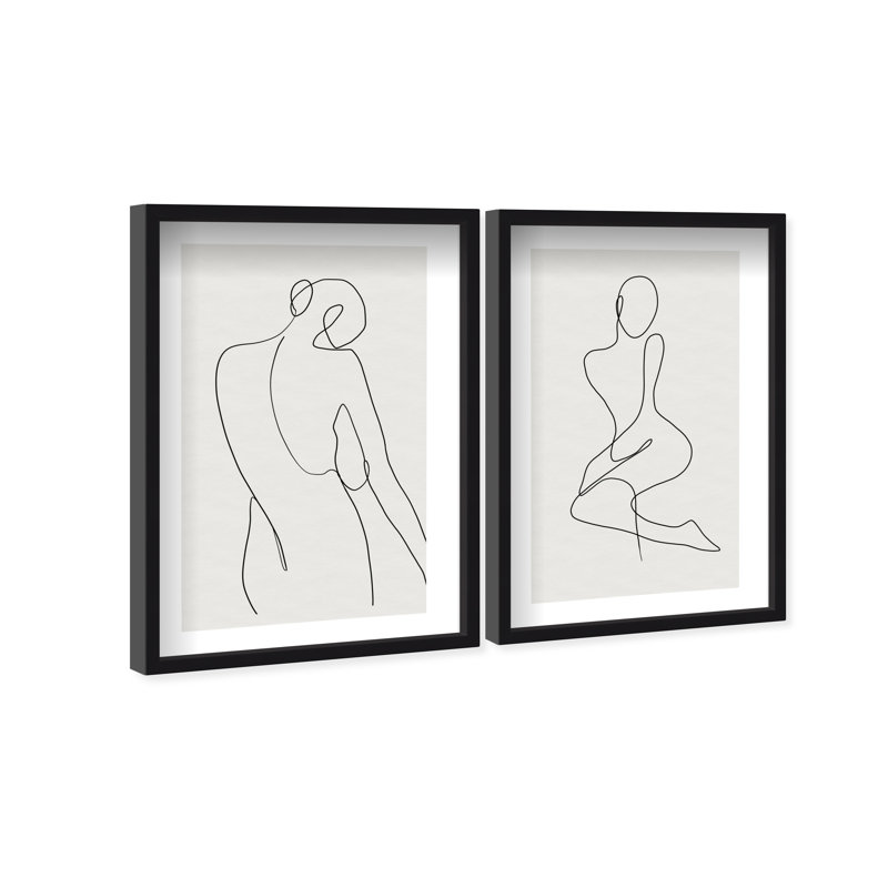 " Her Shape " 2 - Pieces